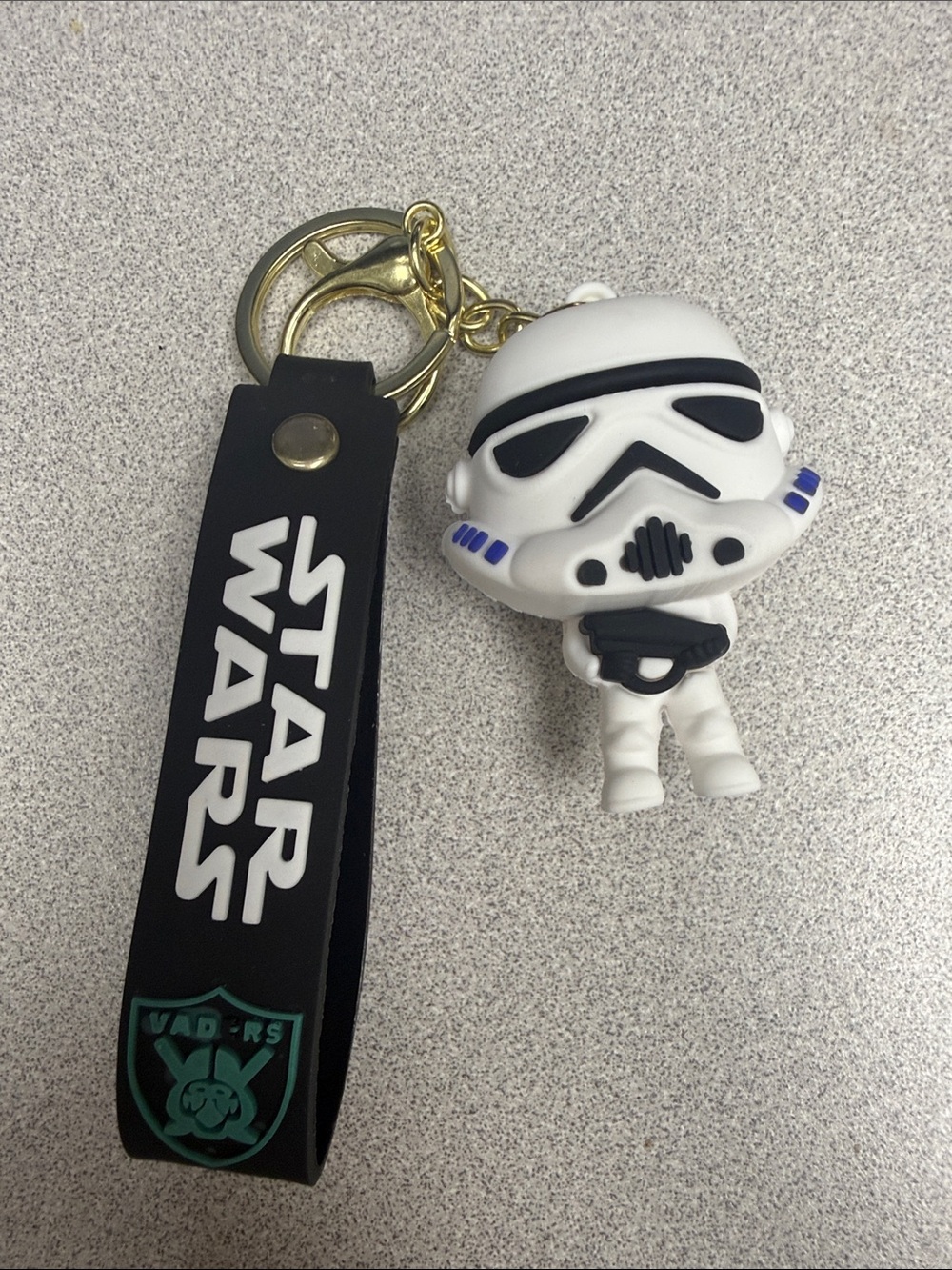 Funko Star Wars Stormtrooper Keychain - White, Black, Gold, Blue